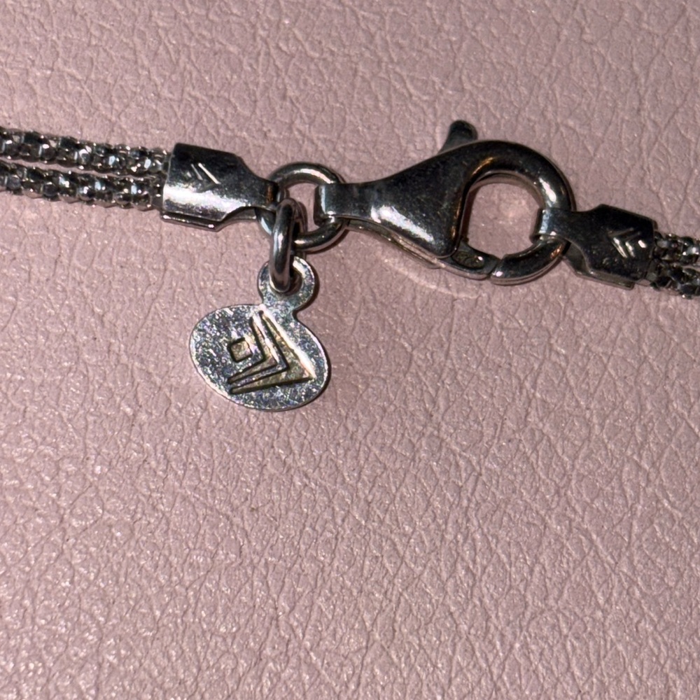 SILPADA .925 Sterling silver sparkly “Forget Me Knot” necklace N1497 - Picture 7 of 8
